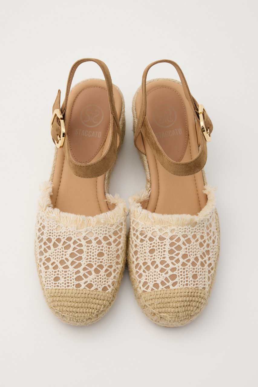 【スタッカート/STACCATO】のクロシェエスパドリーユサンダル 人気、トレンドファッション・服の通販 founy(ファニー) 　ファッション　Fashion　レディースファッション　Fashion for Women　クロシェ　Crochet, Knitted Lace　サンダル　Sandals, Summer Shoes　セパレート　Separate, Two-Piece　フェミニン　Feminine, Girly　エレガント 上品　Elegant　夏　Summer　春　Spring　S/S・春夏　SS, Spring/Summer, Warm Season　other-2|ID: prp329100004875247 ipo3291000000036363684