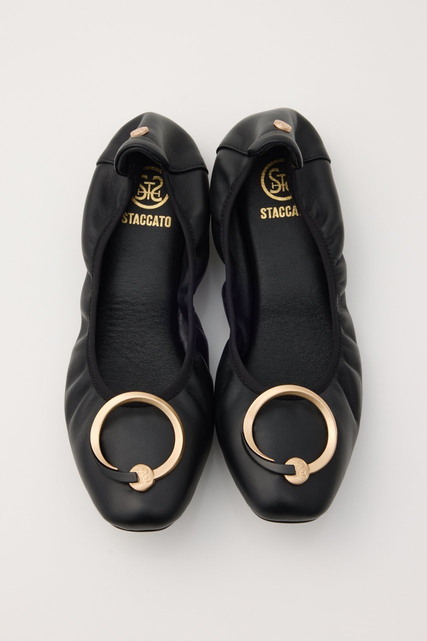 【スタッカート/STACCATO】のモナソフティバレエシューズ 人気、トレンドファッション・服の通販 founy(ファニー) 　ファッション　Fashion　レディースファッション　Fashion for Women　なめらか　Smooth, Silky Texture　インソール　Shoe Insole　サークル　Circle, Round Design　シューズ　Shoes, Footwear　バレエ　Ballet, Ballet Style　フラット　Flat, Flat Shoes　エレガント 上品　Elegant　軽量　Lightweight, Ultra Light　 other-1|ID: prp329100004875248 ipo3291000000036363691