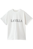 【ガリャルダガランテ/GALLARDAGALANTE】の【La villa】ロゴTシャツ 人気、トレンドファッション・服の通販 founy(ファニー) ファッション Fashion レディースファッション Fashion for Women トップス・カットソー Cut & Sew Tops シャツ・ブラウス・オフィスカジュアル Elegant Blouses & Button-Ups ロングTシャツ・Tシャツ Longline T-Shirts & Tees カットソー・ベーシックTシャツ Cut-and-Sewn Tops / Stretch Tees & Basics ショート Short, Short Length スリーブ Sleeve, Long Sleeve / Short Sleeve リラックス Relax, Relaxed Fit 新作・新入荷 New Arrivals / New In |ID:prp329100004875257