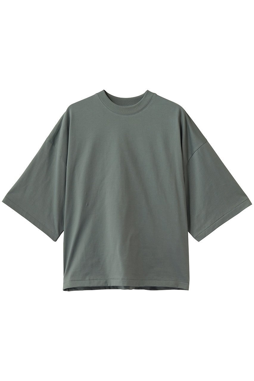 【エイトン/ATON】のSUVIN 60/2 ワイド スリーブ Tシャツ インテリア・キッズ・メンズ・レディースファッション・服の通販 founy(ファニー) 　ファッション　Fashion　レディースファッション　Fashion for Women　トップス・カットソー　Cut & Sew Tops　シャツ・ブラウス・オフィスカジュアル　Elegant Blouses & Button-Ups　ロングTシャツ・Tシャツ　Longline T-Shirts & Tees　カットソー・ベーシックTシャツ　Cut-and-Sewn Tops / Stretch Tees & Basics　インド　Indian Textile　ショート　Short, Short Length　スリーブ　Sleeve, Long Sleeve / Short Sleeve　テーパード　Tapered, Tapered Pants　バランス　Balance, Style Balance　ボトム　Bottoms, Lower Wear　ワイド　Wide, Wide Fit　エレガント 上品　Elegant　新作・新入荷　New Arrivals / New In　カーキ|ID: prp329100004875259 ipo3291000000036363782