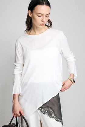 【ブリル/BRILL】 アシンメトリーカットプルオーバー人気、トレンドファッション・服の通販 founy(ファニー) ファッション Fashion レディースファッション Fashion for Women トップス・カットソー Cut & Sew Tops シャツ・ブラウス・オフィスカジュアル Elegant Blouses & Button-Ups ロングTシャツ・Tシャツ Longline T-Shirts & Tees カジュアルプルオーバー・ニットトップス Pullovers & Knit Tops / Casual Pullovers カットソー・ベーシックTシャツ Cut-and-Sewn Tops / Stretch Tees & Basics スリーブ Sleeve, Long Sleeve / Short Sleeve テレコ Ribbed, Rib Stitch ロング Long, Long-Length エレガント 上品 Elegant 新作・新入荷 New Arrivals / New In |ID:prp329100004875271