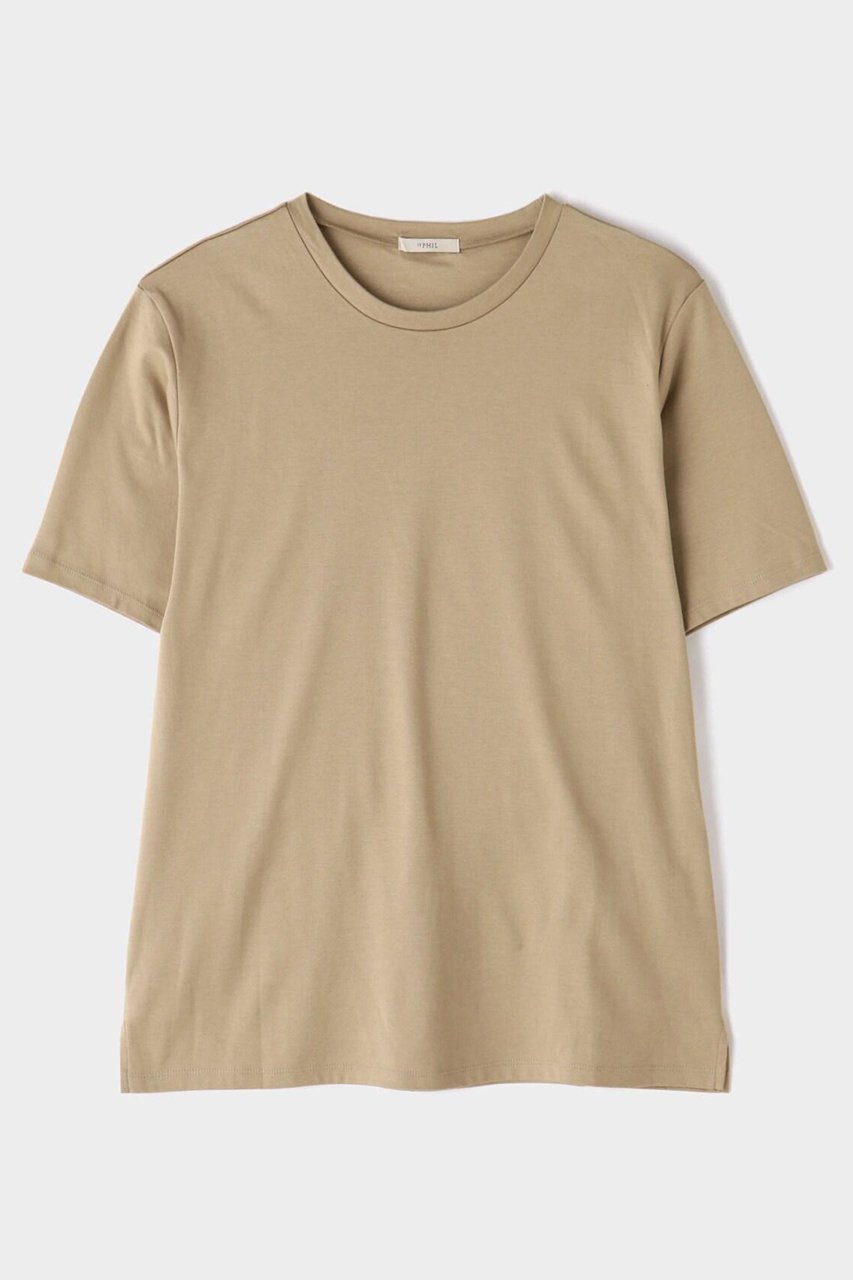 【ル フィル/LE PHIL】のパーフェクトTシャツ インテリア・キッズ・メンズ・レディースファッション・服の通販 founy(ファニー) 　ファッション　Fashion　レディースファッション　Fashion for Women　トップス・カットソー　Cut & Sew Tops　シャツ・ブラウス・オフィスカジュアル　Elegant Blouses & Button-Ups　ロングTシャツ・Tシャツ　Longline T-Shirts & Tees　カットソー・ベーシックTシャツ　Cut-and-Sewn Tops / Stretch Tees & Basics　インナー　Innerwear　ショート　Short, Short Length　ジャケット　Jacket, Outerwear　スタンダード　Standard, Basic　スリーブ　Sleeve, Long Sleeve / Short Sleeve　ベーシック　Basic, Essential　新作・新入荷　New Arrivals / New In　ベージュ|ID: prp329100004875283 ipo3291000000036363965