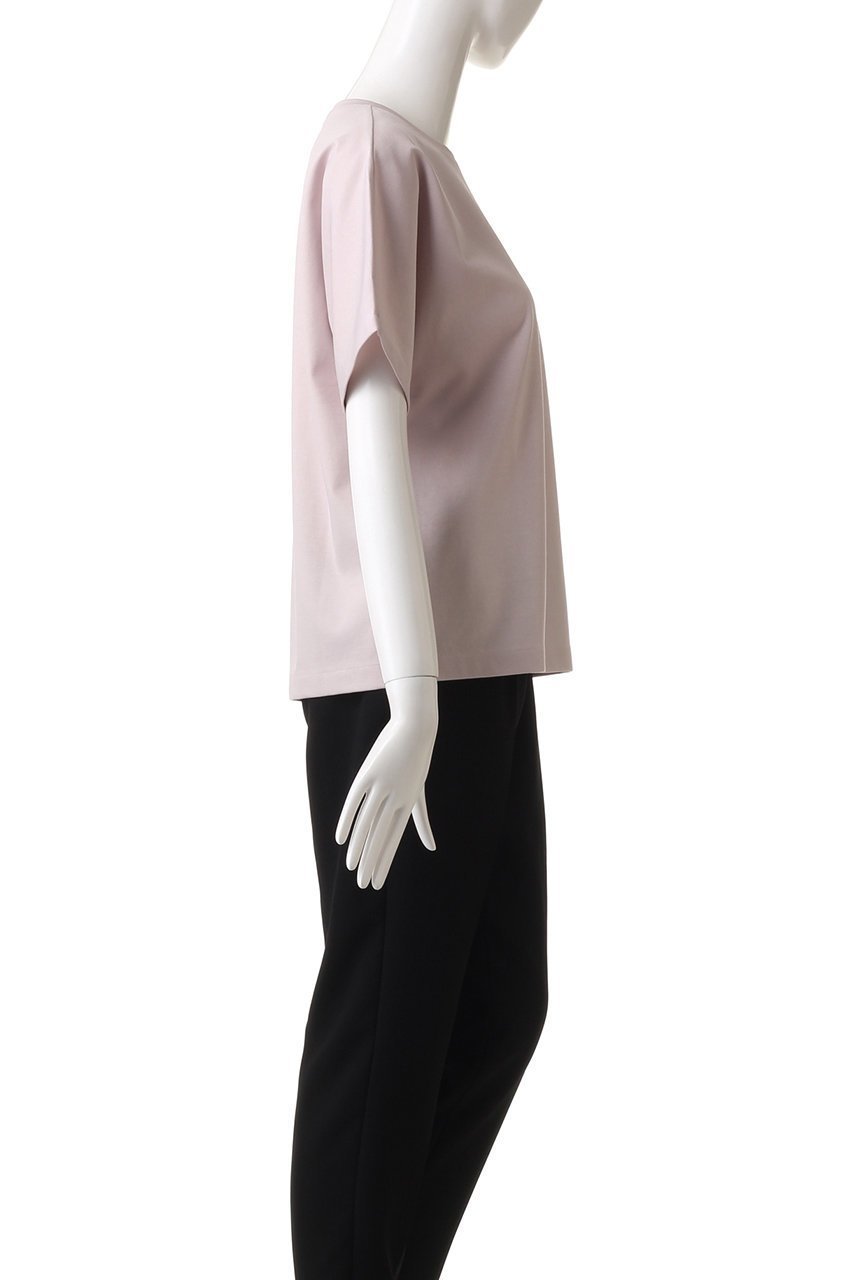 【エブール/ebure】の【ELLESHOP限定】ピュアオーガニックバイオ クルーネックカットソー 人気、トレンドファッション・服の通販 founy(ファニー) 　ファッション　Fashion　レディースファッション　Fashion for Women　トップス・カットソー　Cut & Sew Tops　シャツ・ブラウス・オフィスカジュアル　Elegant Blouses & Button-Ups　ロングTシャツ・Tシャツ　Longline T-Shirts & Tees　カットソー・ベーシックTシャツ　Cut-and-Sewn Tops / Stretch Tees & Basics　イタリア　Italy　春　Spring　カットソー　Cut and Sewn Top　ショート　Short, Short Length　シンプル　Simple, Minimal　スリーブ　Sleeve, Long Sleeve / Short Sleeve　定番　Standard, Basic Item　なめらか　Smooth, Silky Texture　別注　Limited Edition, Custom Order　S/S・春夏　SS, Spring/Summer, Warm Season　再入荷　Restock / Back in Stock　夏　Summer　other-3|ID: prp329100004875284 ipo3291000000036363975