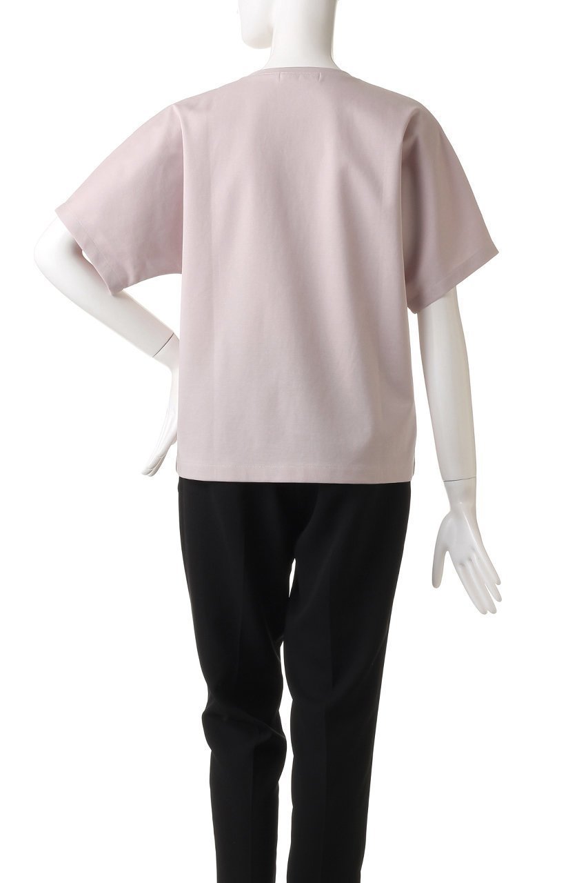 【エブール/ebure】の【ELLESHOP限定】ピュアオーガニックバイオ クルーネックカットソー 人気、トレンドファッション・服の通販 founy(ファニー) 　ファッション　Fashion　レディースファッション　Fashion for Women　トップス・カットソー　Cut & Sew Tops　シャツ・ブラウス・オフィスカジュアル　Elegant Blouses & Button-Ups　ロングTシャツ・Tシャツ　Longline T-Shirts & Tees　カットソー・ベーシックTシャツ　Cut-and-Sewn Tops / Stretch Tees & Basics　イタリア　Italy　春　Spring　カットソー　Cut and Sewn Top　ショート　Short, Short Length　シンプル　Simple, Minimal　スリーブ　Sleeve, Long Sleeve / Short Sleeve　定番　Standard, Basic Item　なめらか　Smooth, Silky Texture　別注　Limited Edition, Custom Order　S/S・春夏　SS, Spring/Summer, Warm Season　再入荷　Restock / Back in Stock　夏　Summer　other-4|ID: prp329100004875284 ipo3291000000036363977