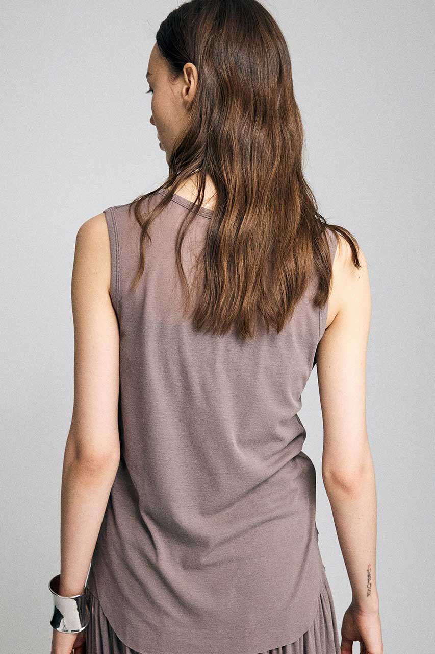 【ブリル/BRILL】のフライスヘンリーノースリーブ 人気、トレンドファッション・服の通販 founy(ファニー) 　ファッション　Fashion　レディースファッション　Fashion for Women　トップス・カットソー　Cut & Sew Tops　キャミソール&ノースリーブ　Camisoles & Sleeveless Tops　シャツ・ブラウス・オフィスカジュアル　Elegant Blouses & Button-Ups　ロングTシャツ・Tシャツ　Longline T-Shirts & Tees　カットソー・ベーシックTシャツ　Cut-and-Sewn Tops / Stretch Tees & Basics　キャミソール　Camisole, Spaghetti Strap Top　タンク　Tank Top, Sleeveless Top　フィット　Fit, Slim Fit　新作・新入荷　New Arrivals / New In　other-4|ID: prp329100004875286 ipo3291000000036363994