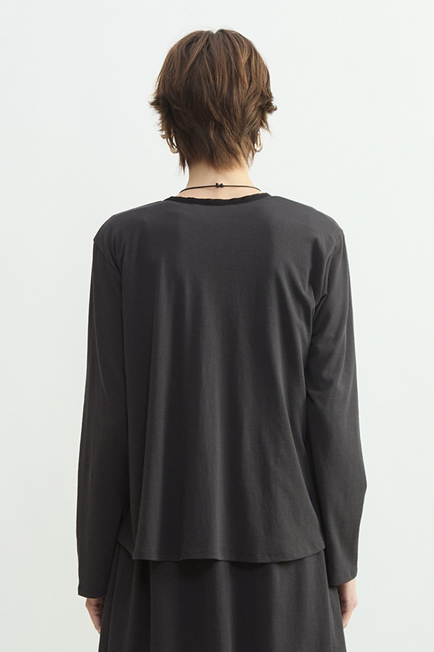 【プレインピープル/PLAIN PEOPLE】のスーピマヘンプジャージーショートカーディガン 人気、トレンドファッション・服の通販 founy(ファニー) 　ファッション　Fashion　レディースファッション　Fashion for Women　トップス・カットソー　Cut & Sew Tops　カーディガン・羽織り　Layered Style Cardigans　シャツ・ブラウス・オフィスカジュアル　Elegant Blouses & Button-Ups　ロングTシャツ・Tシャツ　Longline T-Shirts & Tees　カットソー・ベーシックTシャツ　Cut-and-Sewn Tops / Stretch Tees & Basics　カーディガン　Cardigan, Knitwear　ショート　Short, Short Length　スーピマ　Supima, Premium Cotton　チュニック　Tunic, Long Top　フレア　Flare, Flared　リネン　Linen, Linen Fabric　新作・新入荷　New Arrivals / New In　other-3|ID: prp329100004875302 ipo3291000000036364099