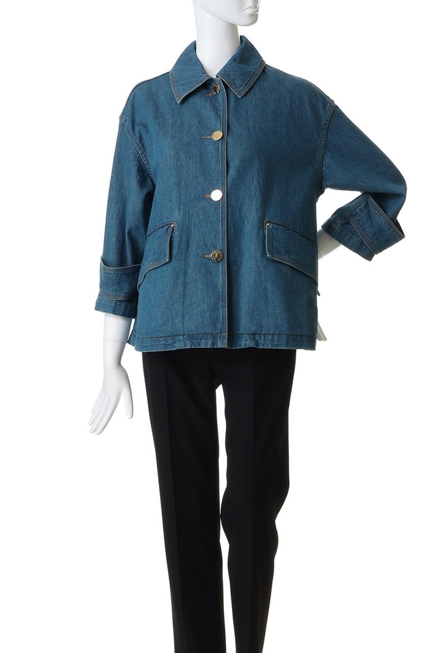 【マッキントッシュ/MACKINTOSH】のHUMBIE スリムフィットデニムジャケットメタルボタン 人気、トレンドファッション・服の通販 founy(ファニー) 　ファッション　Fashion　レディースファッション　Fashion for Women　アウター　Coat / Outerwear Collection　レディースジャケット・軽アウター　Jackets　デニムジャケット / カジュアルアウター　Denim Jackets　エレガント 上品　Elegant　ジャケット　Jacket, Outerwear　スリム　Slim, Slim Fit　デニム　Denim, Jeans Material　フィット　Fit, Slim Fit　再入荷　Restock / Back in Stock　other-2|ID: prp329100004875320 ipo3291000000036364220