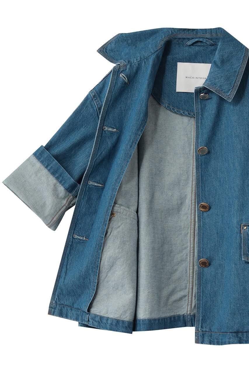 【マッキントッシュ/MACKINTOSH】のHUMBIE スリムフィットデニムジャケットメタルボタン 人気、トレンドファッション・服の通販 founy(ファニー) 　ファッション　Fashion　レディースファッション　Fashion for Women　アウター　Coat / Outerwear Collection　レディースジャケット・軽アウター　Jackets　デニムジャケット / カジュアルアウター　Denim Jackets　エレガント 上品　Elegant　ジャケット　Jacket, Outerwear　スリム　Slim, Slim Fit　デニム　Denim, Jeans Material　フィット　Fit, Slim Fit　再入荷　Restock / Back in Stock　other-6|ID: prp329100004875320 ipo3291000000036364224