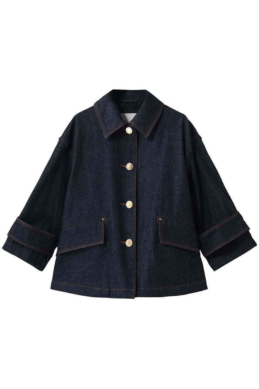 【マッキントッシュ/MACKINTOSH】のHUMBIE スリムフィットデニムジャケットメタルボタン 人気、トレンドファッション・服の通販 founy(ファニー) 　ファッション　Fashion　レディースファッション　Fashion for Women　アウター　Coat / Outerwear Collection　レディースジャケット・軽アウター　Jackets　デニムジャケット / カジュアルアウター　Denim Jackets　ショート　Short, Short Length　ジャケット　Jacket, Outerwear　スリム　Slim, Slim Fit　デニム　Denim, Jeans Material　バランス　Balance, Style Balance　フィット　Fit, Slim Fit　メタル　Metal, Metal Parts　リュクス　Luxury, Elegant, High-End, Chic　エレガント 上品　Elegant　人気　Popular, Best Seller　再入荷　Restock / Back in Stock　 other-1|ID: prp329100004875322 ipo3291000000036364227