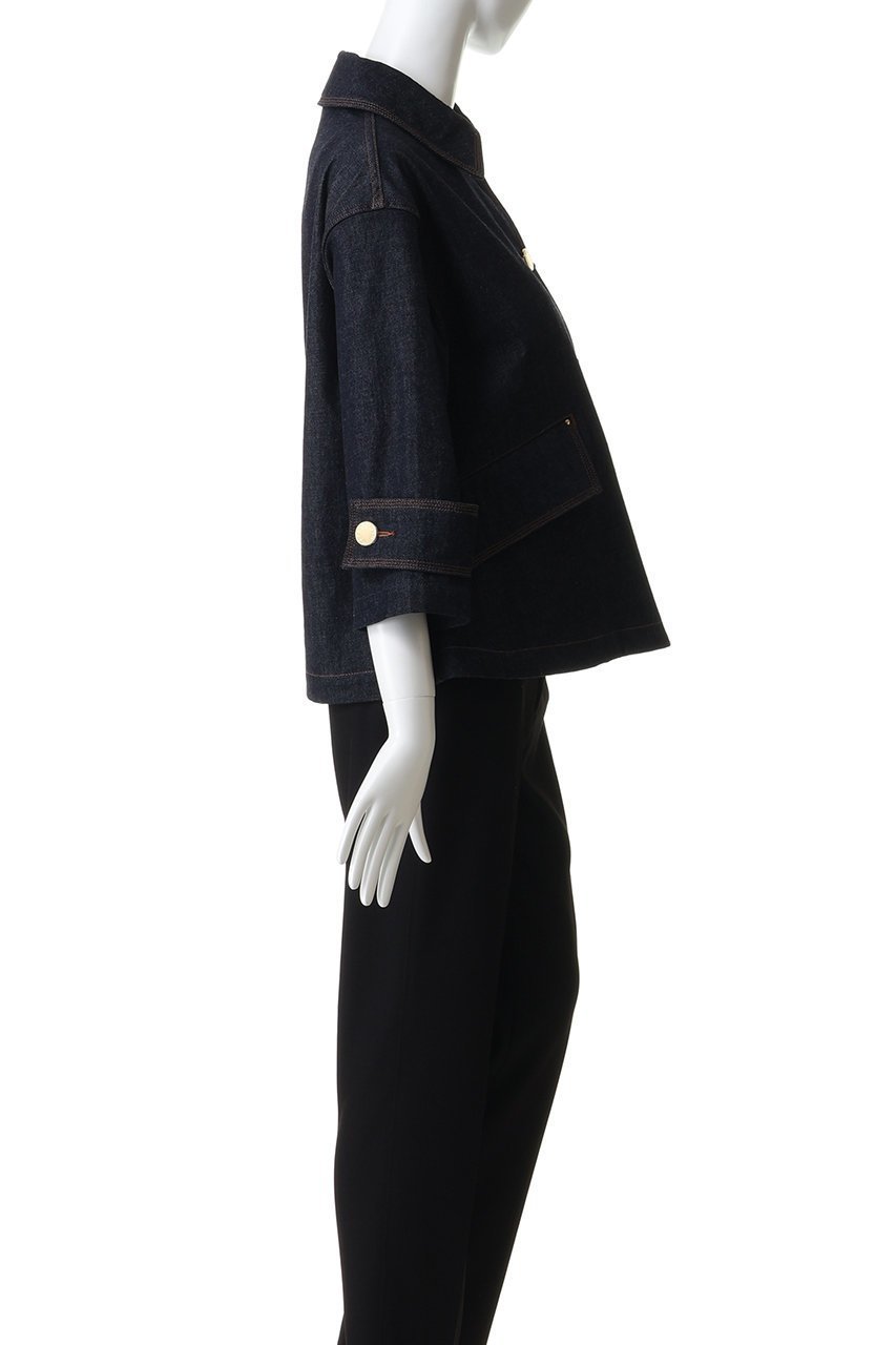 【マッキントッシュ/MACKINTOSH】のHUMBIE スリムフィットデニムジャケットメタルボタン 人気、トレンドファッション・服の通販 founy(ファニー) 　ファッション　Fashion　レディースファッション　Fashion for Women　アウター　Coat / Outerwear Collection　レディースジャケット・軽アウター　Jackets　デニムジャケット / カジュアルアウター　Denim Jackets　ショート　Short, Short Length　ジャケット　Jacket, Outerwear　スリム　Slim, Slim Fit　デニム　Denim, Jeans Material　バランス　Balance, Style Balance　フィット　Fit, Slim Fit　メタル　Metal, Metal Parts　リュクス　Luxury, Elegant, High-End, Chic　エレガント 上品　Elegant　人気　Popular, Best Seller　再入荷　Restock / Back in Stock　other-3|ID: prp329100004875322 ipo3291000000036364232