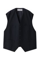 【アンスクリア/INSCRIRE】のウール オーバー サイズ ジレ 人気、トレンドファッション・服の通販 founy(ファニー) ファッション Fashion レディースファッション Fashion for Women アウター Coat / Outerwear Collection レディースジャケット・軽アウター Jackets ジャケット Jacket, Outerwear タートルネック Turtleneck, High Neck ベスト Vest, Waistcoat マニッシュ Mannish, Boyish 新作・新入荷 New Arrivals / New In thumbnail ネイビーストライプ|ID: prp329100004875331 ipo3291000000036364301