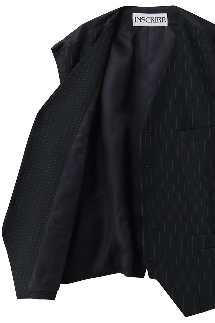 【アンスクリア/INSCRIRE】のウール オーバー サイズ ジレ 人気、トレンドファッション・服の通販 founy(ファニー) 　ファッション　Fashion　レディースファッション　Fashion for Women　アウター　Coat / Outerwear Collection　レディースジャケット・軽アウター　Jackets　ジャケット　Jacket, Outerwear　タートルネック　Turtleneck, High Neck　ベスト　Vest, Waistcoat　マニッシュ　Mannish, Boyish　新作・新入荷　New Arrivals / New In　other-6|ID: prp329100004875331 ipo3291000000036364306