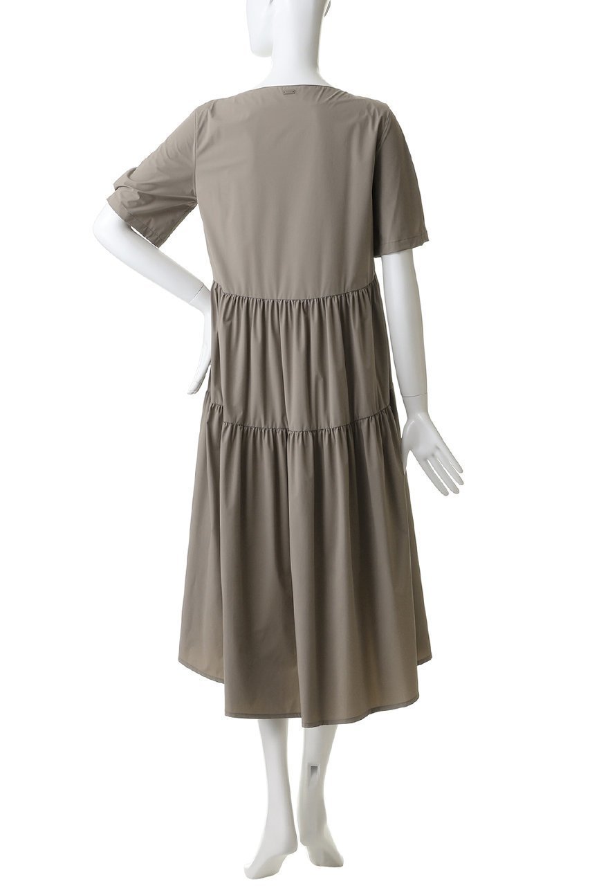 【ヘルノ/HERNO】のはっ水ティアードワンピース 人気、トレンドファッション・服の通販 founy(ファニー) 　ファッション　Fashion　レディースファッション　Fashion for Women　ワンピース　Dresses　チュニック　Tunic Tops & Dresses　コレクション　Collection, Seasonal Line　チュニック　Tunic, Long Top　ティアードワンピース　Tiered Dress, Flared Dress　ロング　Long, Long-Length　半袖　Short Sleeve, Half Sleeve　新作・新入荷　New Arrivals / New In　other-4|ID: prp329100004875334 ipo3291000000036364323