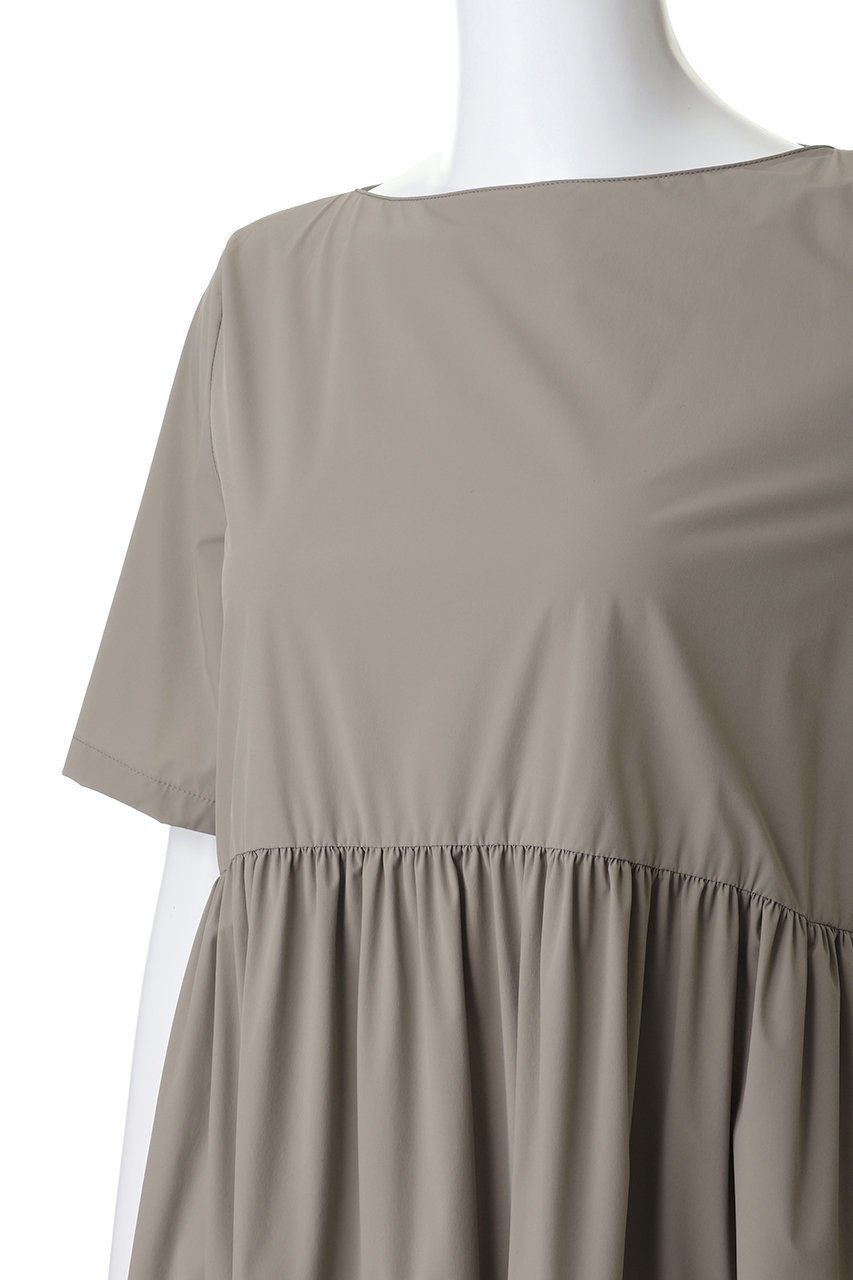 【ヘルノ/HERNO】のはっ水ティアードワンピース 人気、トレンドファッション・服の通販 founy(ファニー) 　ファッション　Fashion　レディースファッション　Fashion for Women　ワンピース　Dresses　チュニック　Tunic Tops & Dresses　コレクション　Collection, Seasonal Line　チュニック　Tunic, Long Top　ティアードワンピース　Tiered Dress, Flared Dress　ロング　Long, Long-Length　半袖　Short Sleeve, Half Sleeve　新作・新入荷　New Arrivals / New In　other-5|ID: prp329100004875334 ipo3291000000036364324