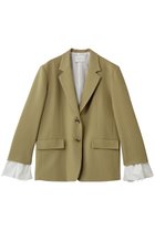 【マノフ/MANOF】のOVER SIZED LAYERED JACKETジャケット 人気、トレンドファッション・服の通販 founy(ファニー) ファッション Fashion レディースファッション Fashion for Women アウター Coat / Outerwear Collection レディースジャケット・軽アウター Jackets シンプル Simple, Minimal ジャケット Jacket, Outerwear スリム Slim, Slim Fit バランス Balance, Style Balance マニッシュ Mannish, Boyish 新作・新入荷 New Arrivals / New In thumbnail BEIGE|ID: prp329100004875339 ipo3291000000036364349