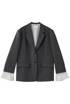 【マノフ/MANOF】のOVER SIZED LAYERED JACKETジャケット 人気、トレンドファッション・服の通販 founy(ファニー) ファッション Fashion レディースファッション Fashion for Women アウター Coat / Outerwear Collection レディースジャケット・軽アウター Jackets シンプル Simple, Minimal ジャケット Jacket, Outerwear スリム Slim, Slim Fit バランス Balance, Style Balance マニッシュ Mannish, Boyish 新作・新入荷 New Arrivals / New In thumbnail CHARCOAL|ID: prp329100004875339 ipo3291000000036364350