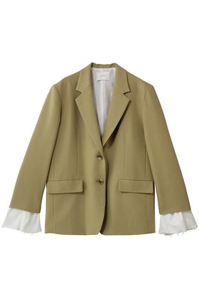 【マノフ/MANOF】のOVER SIZED LAYERED JACKETジャケット 大人の最旬トレンドファッション＆コーディネート founy(ファウニー) ファッション Fashion レディースファッション Fashion for Women アウター Coat / Outerwear Collection レディースジャケット・軽アウター Jackets シンプル Simple, Minimal ジャケット Jacket, Outerwear スリム Slim, Slim Fit バランス Balance, Style Balance マニッシュ Mannish, Boyish |ID:prp329100004875339