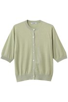 【スローン/SLOANE】の16G天竺 リサイクルポリエステル×コットン 6分袖 クルーネックカーディガン 人気、トレンドファッション・服の通販 founy(ファニー) ファッション Fashion レディースファッション Fashion for Women トップス・カットソー Cut & Sew Tops カーディガン・羽織り Layered Style Cardigans シャツ・ブラウス・オフィスカジュアル Elegant Blouses & Button-Ups ロングTシャツ・Tシャツ Longline T-Shirts & Tees カットソー・ベーシックTシャツ Cut-and-Sewn Tops / Stretch Tees & Basics カーディガン Cardigan, Knitwear 新作・新入荷 New Arrivals / New In thumbnail ライトグリーン|ID: prp329100004875348 ipo3291000000036364411