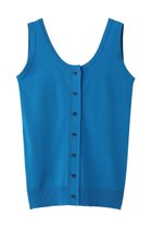 【マルティニーク/martinique】の【CURRENTAGE】フロントボタンニットタンクトップ 人気、トレンドファッション・服の通販 founy(ファニー) ファッション Fashion レディースファッション Fashion for Women トップス・カットソー Cut & Sew Tops ニット Knit Tops & Sweaters カジュアルプルオーバー・ニットトップス Pullovers & Knit Tops / Casual Pullovers なめらか Smooth, Silky Texture コンパクト Compact, Small Size タンク Tank Top, Sleeveless Top フレア Flare, Flared フロント Front, Front Design ボトム Bottoms, Lower Wear ワイド Wide, Wide Fit 新作・新入荷 New Arrivals / New In thumbnail ブルー|ID: prp329100004875352 ipo3291000000036364439