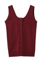 【マルティニーク/martinique】の【CURRENTAGE】フロントボタンニットタンクトップ 人気、トレンドファッション・服の通販 founy(ファニー) ファッション Fashion レディースファッション Fashion for Women トップス・カットソー Cut & Sew Tops ニット Knit Tops & Sweaters カジュアルプルオーバー・ニットトップス Pullovers & Knit Tops / Casual Pullovers なめらか Smooth, Silky Texture コンパクト Compact, Small Size タンク Tank Top, Sleeveless Top フレア Flare, Flared フロント Front, Front Design ボトム Bottoms, Lower Wear ワイド Wide, Wide Fit 新作・新入荷 New Arrivals / New In thumbnail レッド|ID: prp329100004875352 ipo3291000000036364440