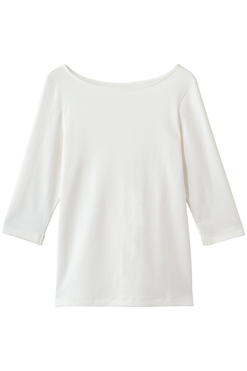 【マルティニーク/martinique】のフライス5分袖ボートTシャツ 人気、トレンドファッション・服の通販 founy(ファニー) 　ファッション　Fashion　レディースファッション　Fashion for Women　トップス・カットソー　Cut & Sew Tops　シャツ・ブラウス・オフィスカジュアル　Elegant Blouses & Button-Ups　ロングTシャツ・Tシャツ　Longline T-Shirts & Tees　カットソー・ベーシックTシャツ　Cut-and-Sewn Tops / Stretch Tees & Basics　インナー　Innerwear　カーディガン　Cardigan, Knitwear　ショート　Short, Short Length　シンプル　Simple, Minimal　ジャケット　Jacket, Outerwear　スリーブ　Sleeve, Long Sleeve / Short Sleeve　エレガント 上品　Elegant　定番　Standard, Basic Item　新作・新入荷　New Arrivals / New In　 other-1|ID: prp329100004875355 ipo3291000000036364458