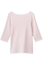 【マルティニーク/martinique】のフライス5分袖ボートTシャツ 人気、トレンドファッション・服の通販 founy(ファニー) ファッション Fashion レディースファッション Fashion for Women トップス・カットソー Cut & Sew Tops シャツ・ブラウス・オフィスカジュアル Elegant Blouses & Button-Ups ロングTシャツ・Tシャツ Longline T-Shirts & Tees カットソー・ベーシックTシャツ Cut-and-Sewn Tops / Stretch Tees & Basics インナー Innerwear カーディガン Cardigan, Knitwear ショート Short, Short Length シンプル Simple, Minimal ジャケット Jacket, Outerwear スリーブ Sleeve, Long Sleeve / Short Sleeve エレガント 上品 Elegant 定番 Standard, Basic Item 新作・新入荷 New Arrivals / New In thumbnail ピンク|ID: prp329100004875355 ipo3291000000036364460