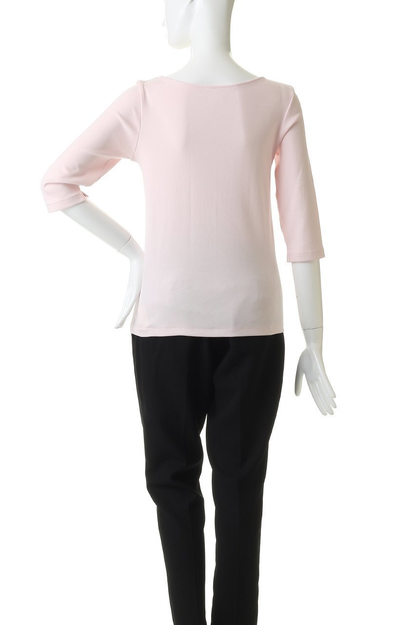 【マルティニーク/martinique】のフライス5分袖ボートTシャツ 人気、トレンドファッション・服の通販 founy(ファニー) 　ファッション　Fashion　レディースファッション　Fashion for Women　トップス・カットソー　Cut & Sew Tops　シャツ・ブラウス・オフィスカジュアル　Elegant Blouses & Button-Ups　ロングTシャツ・Tシャツ　Longline T-Shirts & Tees　カットソー・ベーシックTシャツ　Cut-and-Sewn Tops / Stretch Tees & Basics　インナー　Innerwear　カーディガン　Cardigan, Knitwear　ショート　Short, Short Length　シンプル　Simple, Minimal　ジャケット　Jacket, Outerwear　スリーブ　Sleeve, Long Sleeve / Short Sleeve　エレガント 上品　Elegant　定番　Standard, Basic Item　新作・新入荷　New Arrivals / New In　other-4|ID: prp329100004875355 ipo3291000000036364464