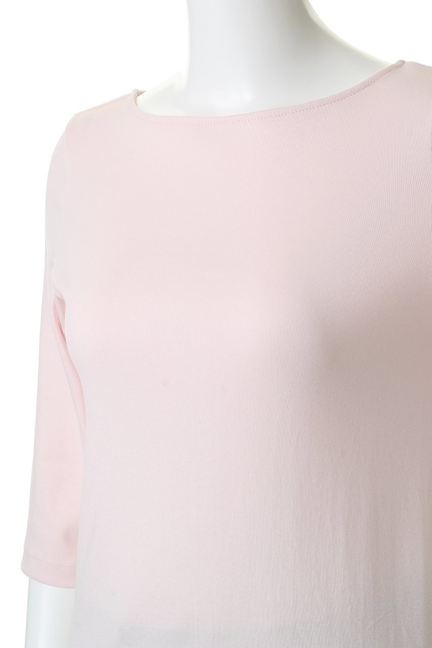 【マルティニーク/martinique】のフライス5分袖ボートTシャツ 人気、トレンドファッション・服の通販 founy(ファニー) 　ファッション　Fashion　レディースファッション　Fashion for Women　トップス・カットソー　Cut & Sew Tops　シャツ・ブラウス・オフィスカジュアル　Elegant Blouses & Button-Ups　ロングTシャツ・Tシャツ　Longline T-Shirts & Tees　カットソー・ベーシックTシャツ　Cut-and-Sewn Tops / Stretch Tees & Basics　インナー　Innerwear　カーディガン　Cardigan, Knitwear　ショート　Short, Short Length　シンプル　Simple, Minimal　ジャケット　Jacket, Outerwear　スリーブ　Sleeve, Long Sleeve / Short Sleeve　エレガント 上品　Elegant　定番　Standard, Basic Item　新作・新入荷　New Arrivals / New In　other-5|ID: prp329100004875355 ipo3291000000036364465