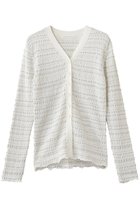【マルティニーク/martinique】のジャガードカーディガン 人気、トレンドファッション・服の通販 founy(ファニー) ファッション Fashion レディースファッション Fashion for Women トップス・カットソー Cut & Sew Tops ニット Knit Tops & Sweaters カーディガン・羽織り Layered Style Cardigans インナー Innerwear カーディガン Cardigan, Knitwear ジャカード／ジャガード Jacquard, Woven Pattern チェック Check, Plaid, Tartan フィット Fit, Slim Fit モダン Modern, Contemporary 新作・新入荷 New Arrivals / New In thumbnail オフホワイト|ID: prp329100004875360 ipo3291000000036364489