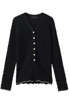 【マルティニーク/martinique】のジャガードカーディガン 人気、トレンドファッション・服の通販 founy(ファニー) ファッション Fashion レディースファッション Fashion for Women トップス・カットソー Cut & Sew Tops ニット Knit Tops & Sweaters カーディガン・羽織り Layered Style Cardigans インナー Innerwear カーディガン Cardigan, Knitwear ジャカード／ジャガード Jacquard, Woven Pattern チェック Check, Plaid, Tartan フィット Fit, Slim Fit モダン Modern, Contemporary 新作・新入荷 New Arrivals / New In thumbnail ブラック|ID: prp329100004875360 ipo3291000000036364491
