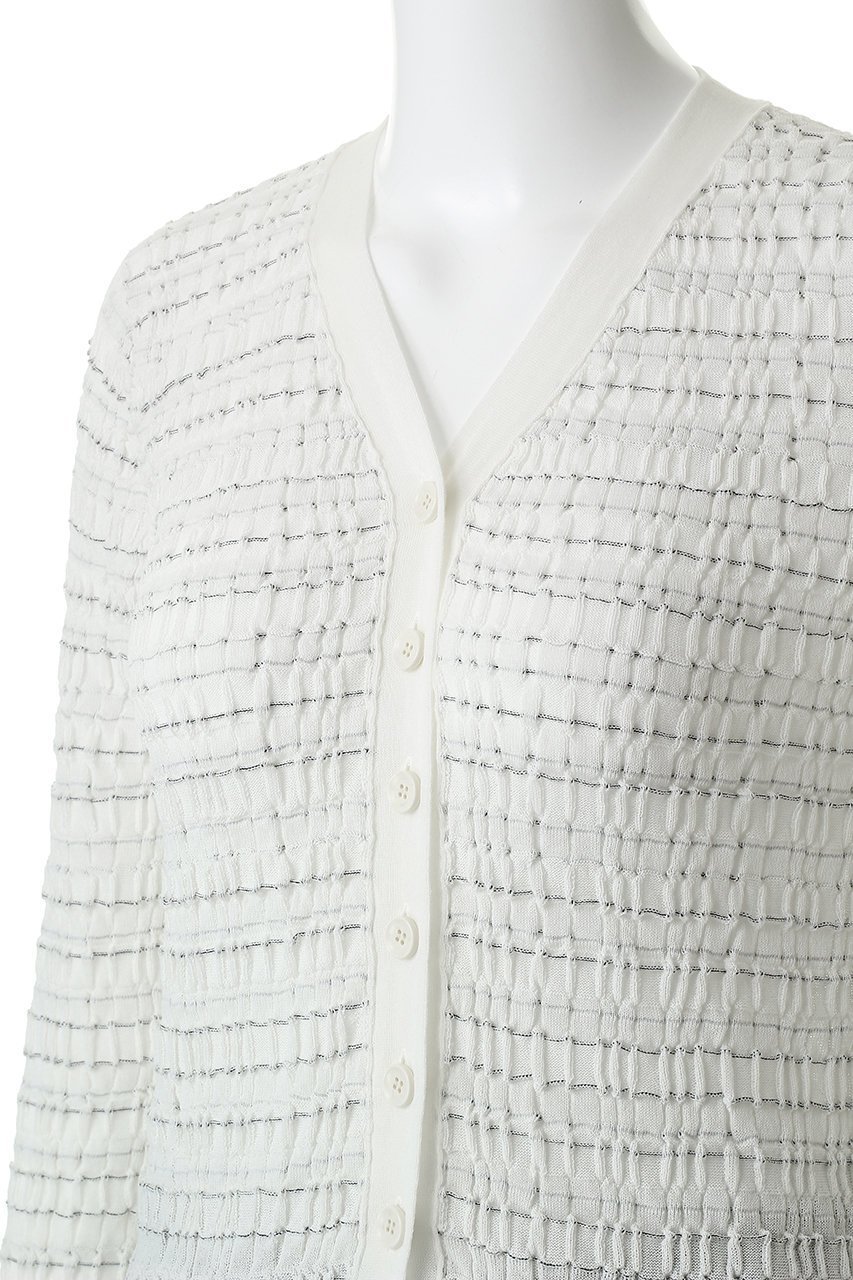 【マルティニーク/martinique】のジャガードカーディガン 人気、トレンドファッション・服の通販 founy(ファニー) 　ファッション　Fashion　レディースファッション　Fashion for Women　トップス・カットソー　Cut & Sew Tops　ニット　Knit Tops & Sweaters　カーディガン・羽織り　Layered Style Cardigans　インナー　Innerwear　カーディガン　Cardigan, Knitwear　ジャカード／ジャガード　Jacquard, Woven Pattern　チェック　Check, Plaid, Tartan　フィット　Fit, Slim Fit　モダン　Modern, Contemporary　新作・新入荷　New Arrivals / New In　other-5|ID: prp329100004875360 ipo3291000000036364496