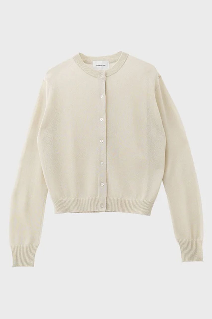 【スタニングルアー/STUNNING LURE】のクルーシアーカーディガン インテリア・キッズ・メンズ・レディースファッション・服の通販 founy(ファニー) 　ファッション　Fashion　レディースファッション　Fashion for Women　トップス・カットソー　Cut & Sew Tops　ニット　Knit Tops & Sweaters　カーディガン・羽織り　Layered Style Cardigans　おすすめ　Recommended / Our Picks　アクセサリー　Fashion Accessories　カーディガン　Cardigan, Knitwear　コンパクト　Compact, Small Size　シアー　Sheer, See-Through　シンプル　Simple, Minimal　タンク　Tank Top, Sleeveless Top　ベーシック　Basic, Essential　定番　Standard, Basic Item　ライトベージュ|ID: prp329100004875374 ipo3291000000036364575