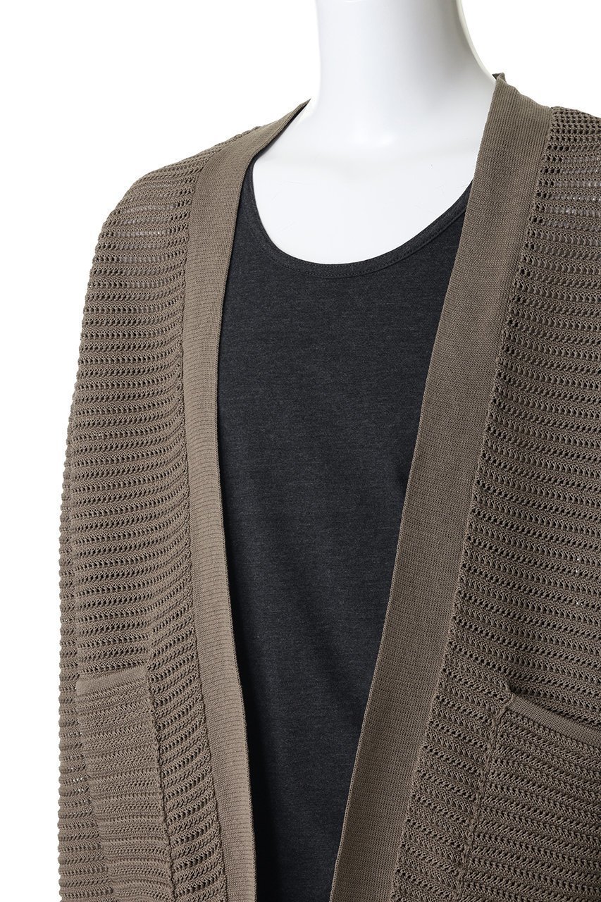 【バトナー/BATONER / MEN】の【MEN】SUMMER ニット バトゥンレス カーディガン 人気、トレンドファッション・服の通販 founy(ファニー) 　ファッション　Fashion　メンズファッション　Fashion for Men　カットソー　Cut and Sewn Top　カーディガン　Cardigan, Knitwear　コーティング　Coating, Coated Finish　サマー　Summer, Summer Style　夏　Summer　新作・新入荷　New Arrivals / New In　other-5|ID: prp329100004875375 ipo3291000000036364592