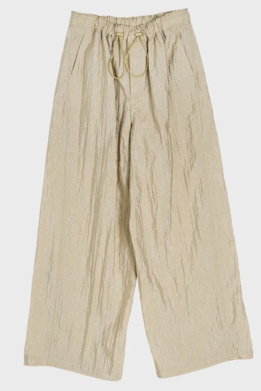 【スタニングルアー/STUNNING LURE】のワッシャーイージーパンツ インテリア・キッズ・メンズ・レディースファッション・服の通販 founy(ファニー) 　ファッション　Fashion　レディースファッション　Fashion for Women　パンツ　Pants & Trousers　ギャザー　Gathered, Ruffled　サンダル　Sandals, Summer Shoes　シンプル　Simple, Minimal　ストレート　Straight, Straight Cut　スニーカー　Sneakers, Trainers　タンク　Tank Top, Sleeveless Top　ドローストリング　Drawstring, Pull Cord　バルーン　Balloon, Balloon Silhouette　フラット　Flat, Flat Shoes　リラックス　Relax, Relaxed Fit　ライトベージュ|ID: prp329100004875392 ipo3291000000036364694