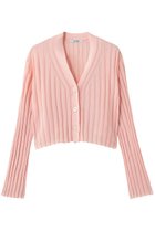 【スローン/SLOANE】の14Gワイドリブ 和紙×ポリエステル ショート丈Vネックカーディガン 人気、トレンドファッション・服の通販 founy(ファニー) ファッション Fashion レディースファッション Fashion for Women トップス・カットソー Cut & Sew Tops ニット Knit Tops & Sweaters カーディガン・羽織り Layered Style Cardigans Vネックトップス V-Neck Tops / V-Cut Neckline Shirts カーディガン Cardigan, Knitwear ショート Short, Short Length トレンド Trend, Trending Now ボトム Bottoms, Lower Wear ワイドリブ Wide Rib, Wide Ribbed Knit 再入荷 Restock / Back in Stock 軽量 Lightweight, Ultra Light thumbnail ピンク|ID: prp329100004875401 ipo3291000000036364765