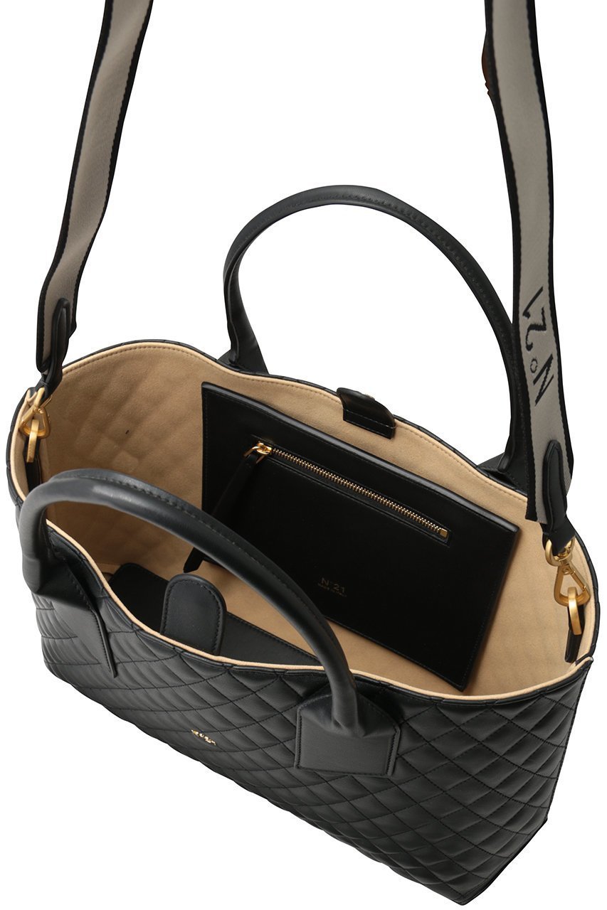 【ヌメロ ヴェントゥーノ/N°21】の2WAY キルティング バッグ 人気、トレンドファッション・服の通販 founy(ファニー) 　ファッション　Fashion　レディースファッション　Fashion for Women　バッグ　Bags　キルティング　Quilted, Quilting　エレガント 上品　Elegant　新作・新入荷　New Arrivals / New In　other-5|ID: prp329100004875403 ipo3291000000036364784