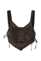 【マルティニーク/martinique】の【CURRENTAGE】エンブロイダリーレイヤードブラウス 人気、トレンドファッション・服の通販 founy(ファニー) ファッション Fashion レディースファッション Fashion for Women トップス・カットソー Cut & Sew Tops キャミソール&ノースリーブ Camisoles & Sleeveless Tops シャツ・ブラウス・オフィスカジュアル Elegant Blouses & Button-Ups エンブロイダリー Embroidery Design コンパクト Compact, Small Size シンプル Simple, Minimal ノースリーブ Sleeveless, No-Sleeve 夏 Summer 新作・新入荷 New Arrivals / New In 春 Spring S/S・春夏 SS, Spring/Summer, Warm Season thumbnail ブラウン|ID: prp329100004875414 ipo3291000000036364844