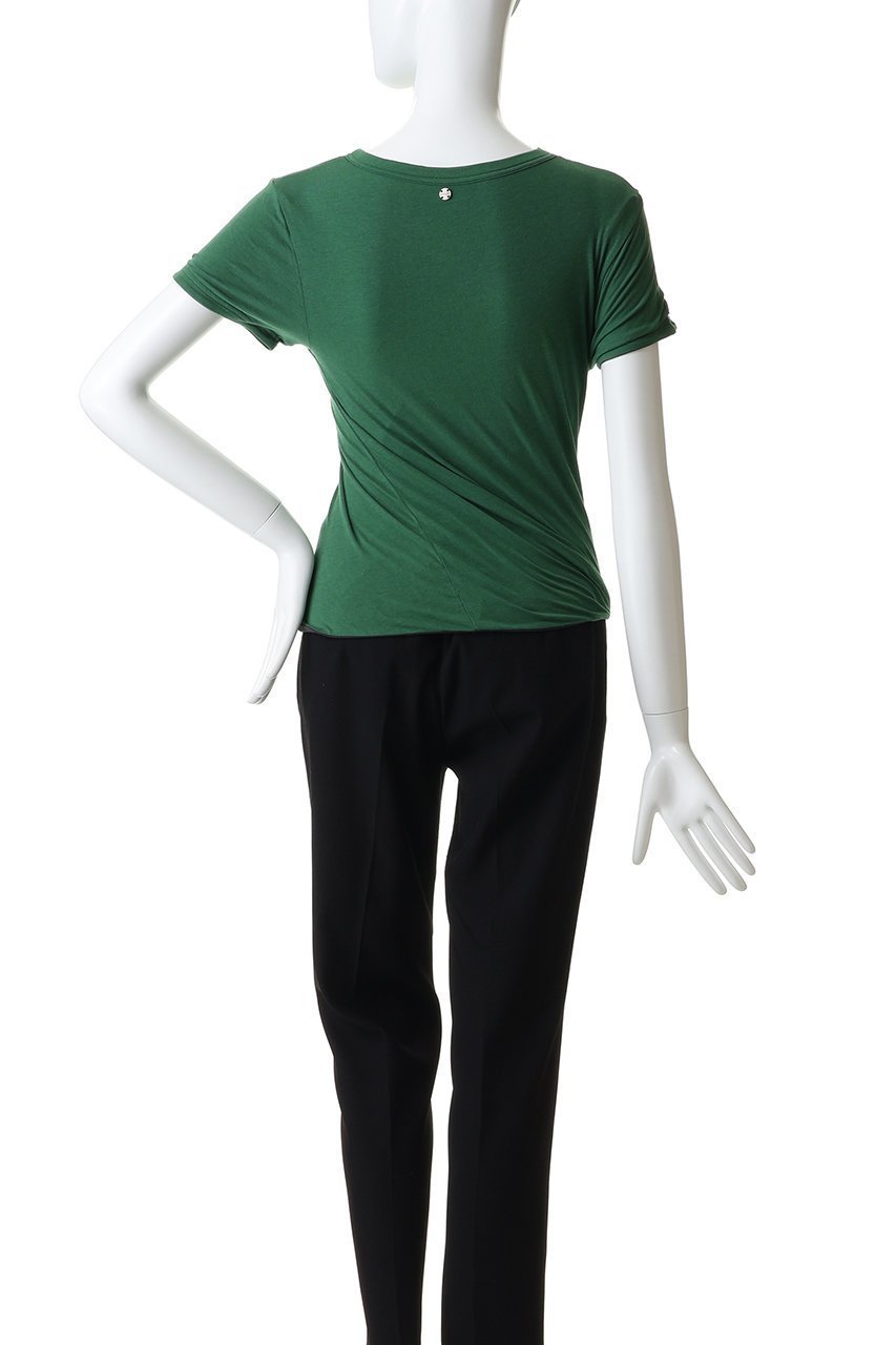 【エリオポール/heliopole】の【muller of yoshiokubo】リバーシブルツイストトップ 人気、トレンドファッション・服の通販 founy(ファニー) 　ファッション　Fashion　レディースファッション　Fashion for Women　トップス・カットソー　Cut & Sew Tops　シャツ・ブラウス・オフィスカジュアル　Elegant Blouses & Button-Ups　ロングTシャツ・Tシャツ　Longline T-Shirts & Tees　カットソー・ベーシックTシャツ　Cut-and-Sewn Tops / Stretch Tees & Basics　コンパクト　Compact, Small Size　ショート　Short, Short Length　スリーブ　Sleeve, Long Sleeve / Short Sleeve　ツイスト　Tweed, Tweed Fabric　フレア　Flare, Flared　ボトム　Bottoms, Lower Wear　新作・新入荷　New Arrivals / New In　other-4|ID: prp329100004875423 ipo3291000000036364915