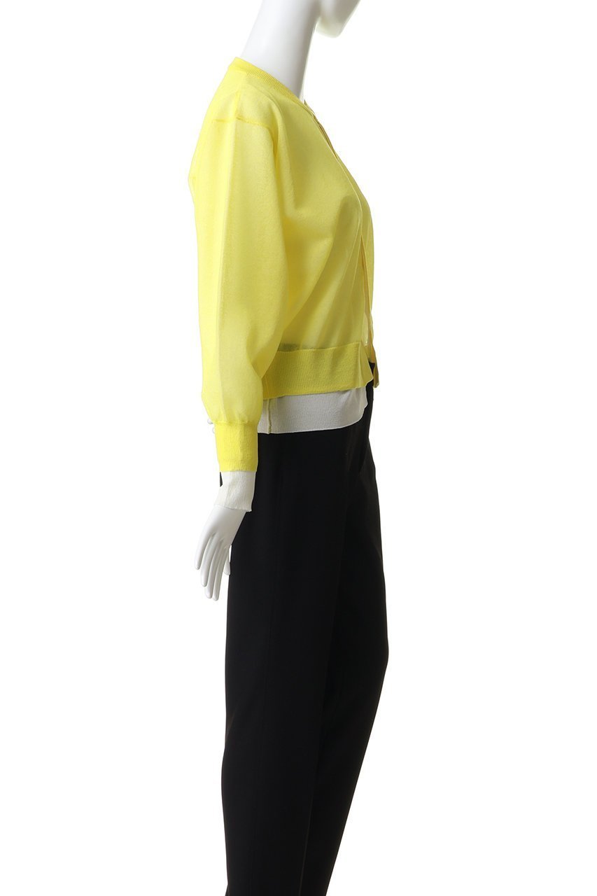 【エリオポール/heliopole】のレイヤードニットリバーシブルカーディガン 人気、トレンドファッション・服の通販 founy(ファニー) 　ファッション　Fashion　レディースファッション　Fashion for Women　トップス・カットソー　Cut & Sew Tops　ニット　Knit Tops & Sweaters　カーディガン・羽織り　Layered Style Cardigans　カーディガン　Cardigan, Knitwear　シアー　Sheer, See-Through　新作・新入荷　New Arrivals / New In　春　Spring　other-3|ID: prp329100004875425 ipo3291000000036364928