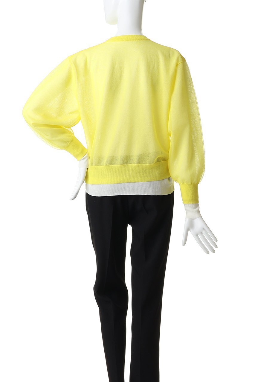 【エリオポール/heliopole】のレイヤードニットリバーシブルカーディガン 人気、トレンドファッション・服の通販 founy(ファニー) 　ファッション　Fashion　レディースファッション　Fashion for Women　トップス・カットソー　Cut & Sew Tops　ニット　Knit Tops & Sweaters　カーディガン・羽織り　Layered Style Cardigans　カーディガン　Cardigan, Knitwear　シアー　Sheer, See-Through　新作・新入荷　New Arrivals / New In　春　Spring　other-4|ID: prp329100004875425 ipo3291000000036364929