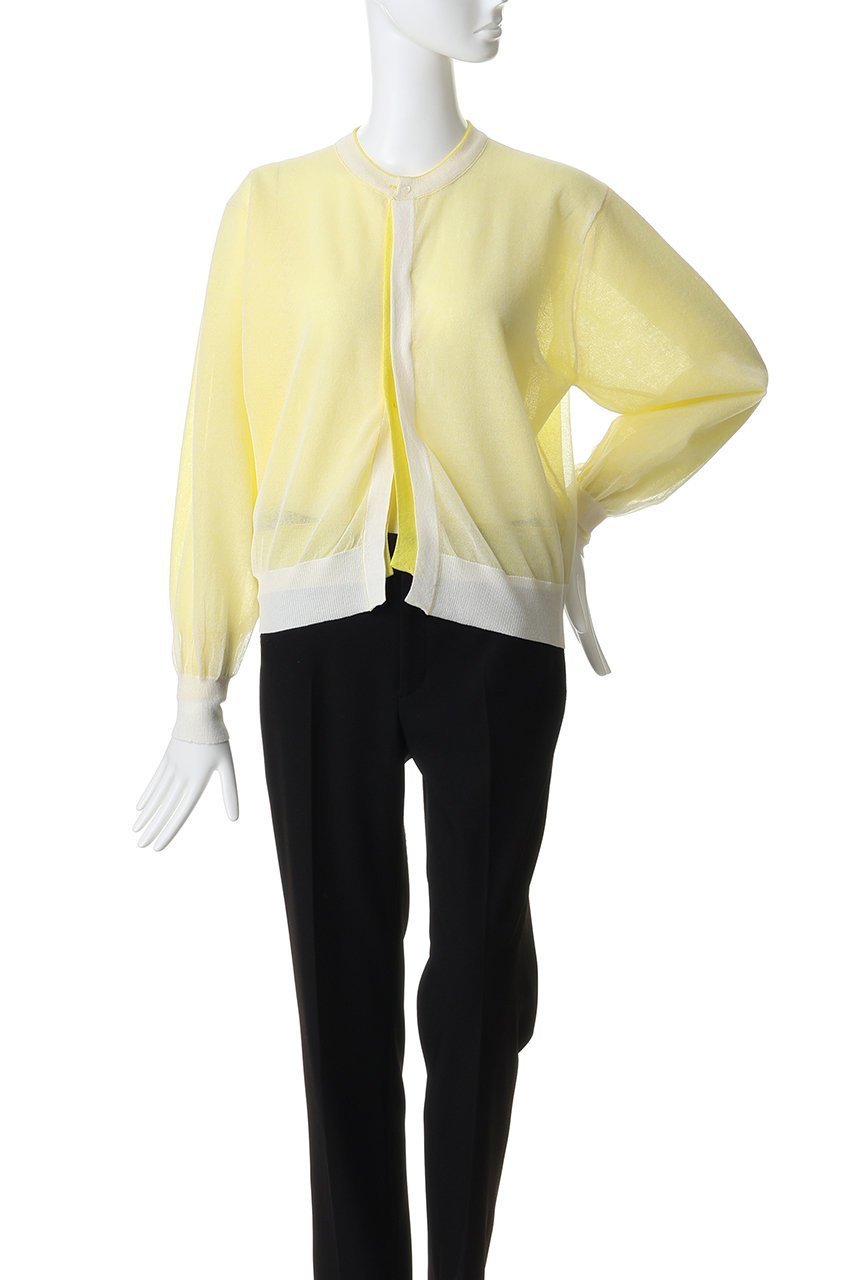 【エリオポール/heliopole】のレイヤードニットリバーシブルカーディガン 人気、トレンドファッション・服の通販 founy(ファニー) 　ファッション　Fashion　レディースファッション　Fashion for Women　トップス・カットソー　Cut & Sew Tops　ニット　Knit Tops & Sweaters　カーディガン・羽織り　Layered Style Cardigans　カーディガン　Cardigan, Knitwear　シアー　Sheer, See-Through　新作・新入荷　New Arrivals / New In　春　Spring　other-6|ID: prp329100004875425 ipo3291000000036364933