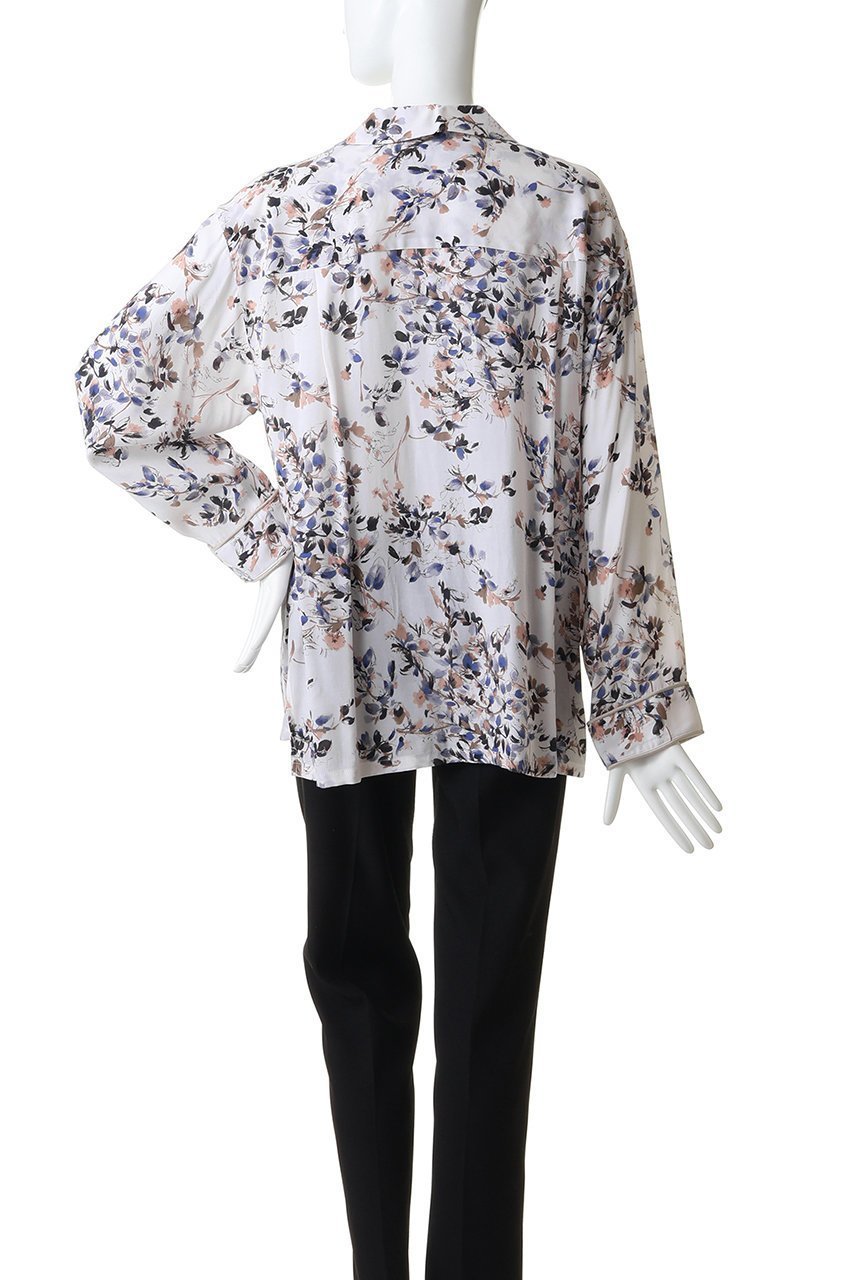 【エリオポール/heliopole】のIPEKER プリントパジャマシャツ 人気、トレンドファッション・服の通販 founy(ファニー) 　ファッション　Fashion　レディースファッション　Fashion for Women　トップス・カットソー　Cut & Sew Tops　シャツ・ブラウス・オフィスカジュアル　Elegant Blouses & Button-Ups　なめらか　Smooth, Silky Texture　シルク　Silk, 100% Silk　スリーブ　Sleeve, Long Sleeve / Short Sleeve　フラワー　Flower, Floral　プリント　Print, Printed Pattern　リゾート　Resort, Vacation Style　ロング　Long, Long-Length　新作・新入荷　New Arrivals / New In　other-4|ID: prp329100004875426 ipo3291000000036364939