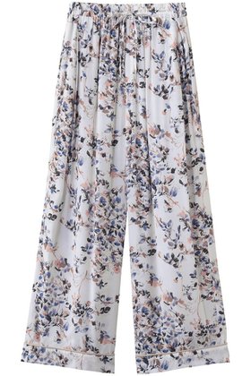 【エリオポール/heliopole】 IPEKER プリントパジャマパンツ人気、トレンドファッション・服の通販 founy(ファニー) ファッション Fashion レディースファッション Fashion for Women パンツ Pants & Trousers おすすめ Recommended / Our Picks なめらか Smooth, Silky Texture シルク Silk, 100% Silk フラワー Flower, Floral プリント Print, Printed Pattern リゾート Resort, Vacation Style 旅行 Travel |ID:prp329100004875427