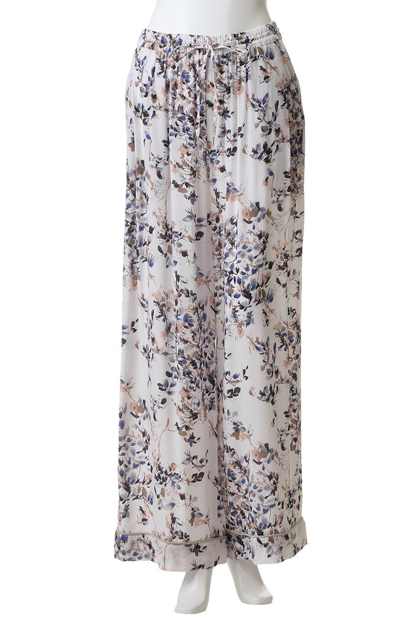 【エリオポール/heliopole】のIPEKER プリントパジャマパンツ 人気、トレンドファッション・服の通販 founy(ファニー) 　ファッション　Fashion　レディースファッション　Fashion for Women　パンツ　Pants & Trousers　おすすめ　Recommended / Our Picks　なめらか　Smooth, Silky Texture　シルク　Silk, 100% Silk　フラワー　Flower, Floral　プリント　Print, Printed Pattern　リゾート　Resort, Vacation Style　新作・新入荷　New Arrivals / New In　旅行　Travel　other-2|ID: prp329100004875427 ipo3291000000036364943