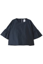 【マックスマーラ/Max Mara】の【Weekend Max Mara】BREAK タフタTシャツ 人気、トレンドファッション・服の通販 founy(ファニー) ファッション Fashion レディースファッション Fashion for Women トップス・カットソー Cut & Sew Tops シャツ・ブラウス・オフィスカジュアル Elegant Blouses & Button-Ups ロングTシャツ・Tシャツ Longline T-Shirts & Tees カットソー・ベーシックTシャツ Cut-and-Sewn Tops / Stretch Tees & Basics クロップド Cropped, Short Length ショート Short, Short Length スリーブ Sleeve, Long Sleeve / Short Sleeve タフタ Taffeta, Structured Fabric トレンド Trend, Trending Now フェミニン Feminine, Girly フレア Flare, Flared 半袖 Short Sleeve, Half Sleeve 新作・新入荷 New Arrivals / New In thumbnail ネイビー|ID: prp329100004875435 ipo3291000000036364996