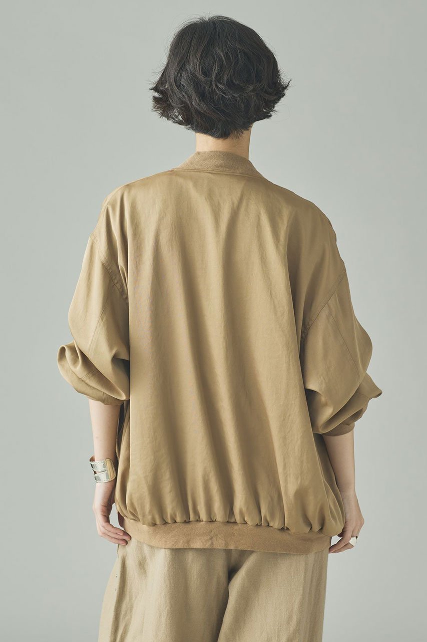 【カレンソロジー/Curensology】のツイルストレッチブルゾン 人気、トレンドファッション・服の通販 founy(ファニー) 　ファッション　Fashion　レディースファッション　Fashion for Women　アウター　Coat / Outerwear Collection　レディースジャケット・軽アウター　Jackets　ブルゾンジャケット・スポーティアウター　Blouson Jackets　シルク　Silk, 100% Silk　ジャケット　Jacket, Outerwear　ダウン　Down, Puffer　ツイル　Twist, Twisted Detail　テクスチャー　Texture, Textured Fabric　フロント　Front, Front Design　ブルゾン　Blouson, Bomber Jacket　エレガント 上品　Elegant　新作・新入荷　New Arrivals / New In　other-3|ID: prp329100004875439 ipo3291000000036365025