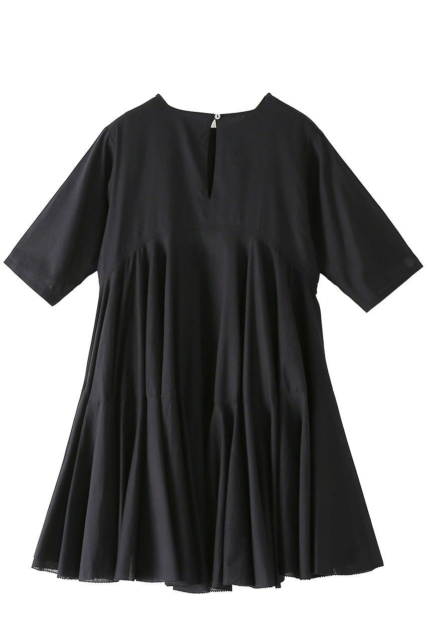 【アユーシ/AAYUSHI】のボリュームフレアハーフスリーブワンピース 人気、トレンドファッション・服の通販 founy(ファニー) 　ファッション　Fashion　レディースファッション　Fashion for Women　ワンピース　Dresses　チュニック　Tunic Tops & Dresses　インド　Indian Textile　エレガント 上品　Elegant　サンダル　Sandals, Summer Shoes　サークル　Circle, Round Design　スリーブ　Sleeve, Long Sleeve / Short Sleeve　チュニック　Tunic, Long Top　ドレス　Dress, One-Piece　ハーフ　Half, Half-Length　バランス　Balance, Style Balance　フィット　Fit, Slim Fit　フレア　Flare, Flared　ラッフル　Ruffle, Frill　新作・新入荷　New Arrivals / New In　other-2|ID: prp329100004875448 ipo3291000000036365098