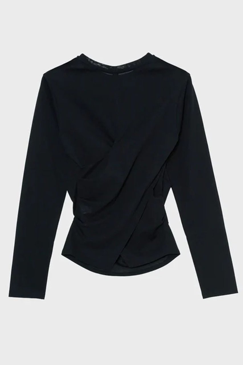 【スタニングルアー/STUNNING LURE】のクロスヘムロンT 人気、トレンドファッション・服の通販 founy(ファニー) 　ファッション　Fashion　レディースファッション　Fashion for Women　トップス・カットソー　Cut & Sew Tops　シャツ・ブラウス・オフィスカジュアル　Elegant Blouses & Button-Ups　ロングTシャツ・Tシャツ　Longline T-Shirts & Tees　カットソー・ベーシックTシャツ　Cut-and-Sewn Tops / Stretch Tees & Basics　カットソー　Cut and Sewn Top　ギャザー　Gathered, Ruffled　シンプル　Simple, Minimal　スリーブ　Sleeve, Long Sleeve / Short Sleeve　ベーシック　Basic, Essential　ボトム　Bottoms, Lower Wear　ロング　Long, Long-Length　other-2|ID: prp329100004875461 ipo3291000000036365182