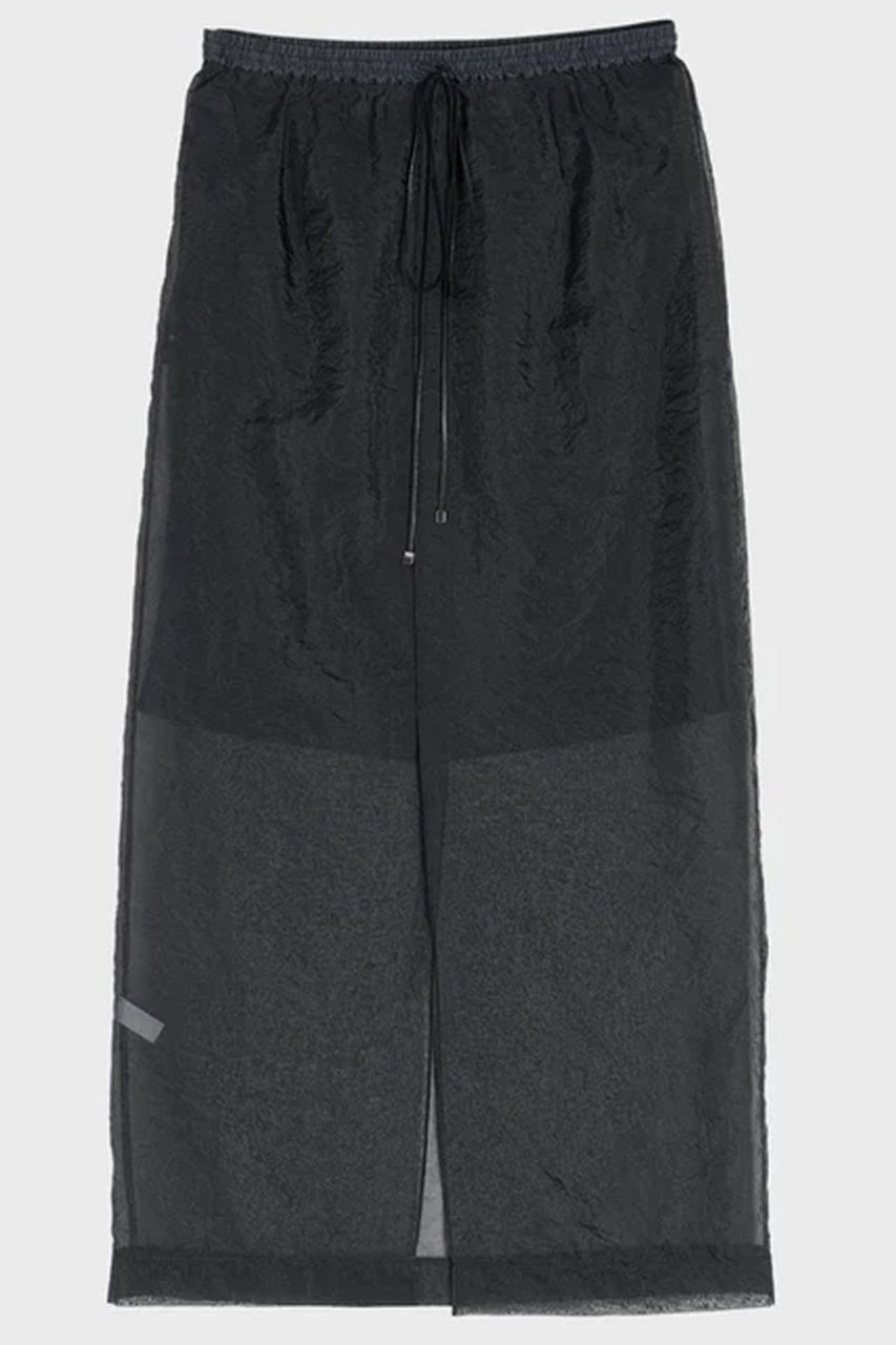 【スタニングルアー/STUNNING LURE】のシアーレイヤードスカート インテリア・キッズ・メンズ・レディースファッション・服の通販 founy(ファニー) 　ファッション　Fashion　レディースファッション　Fashion for Women　スカート　Skirts　ロングスカート　Long Skirts / Maxi & Midi Skirts　シアー　Sheer, See-Through　シンプル　Simple, Minimal　スリット　Slit, Slit Detail　フィット　Fit, Slim Fit　ペチコート　Petticoat, Underskirt　ロング　Long, Long-Length　ブラック|ID: prp329100004875462 ipo3291000000036365186