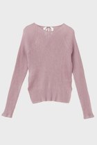 【スタニングルアー/STUNNING LURE】のrクルーネックリブニット 人気、トレンドファッション・服の通販 founy(ファニー) ファッション Fashion レディースファッション Fashion for Women トップス・カットソー Cut & Sew Tops ニット Knit Tops & Sweaters カジュアルプルオーバー・ニットトップス Pullovers & Knit Tops / Casual Pullovers シンプル Simple, Minimal スリット Slit, Slit Detail フォルム Silhouette, Form thumbnail ピンク|ID: prp329100004875485 ipo3291000000036365330